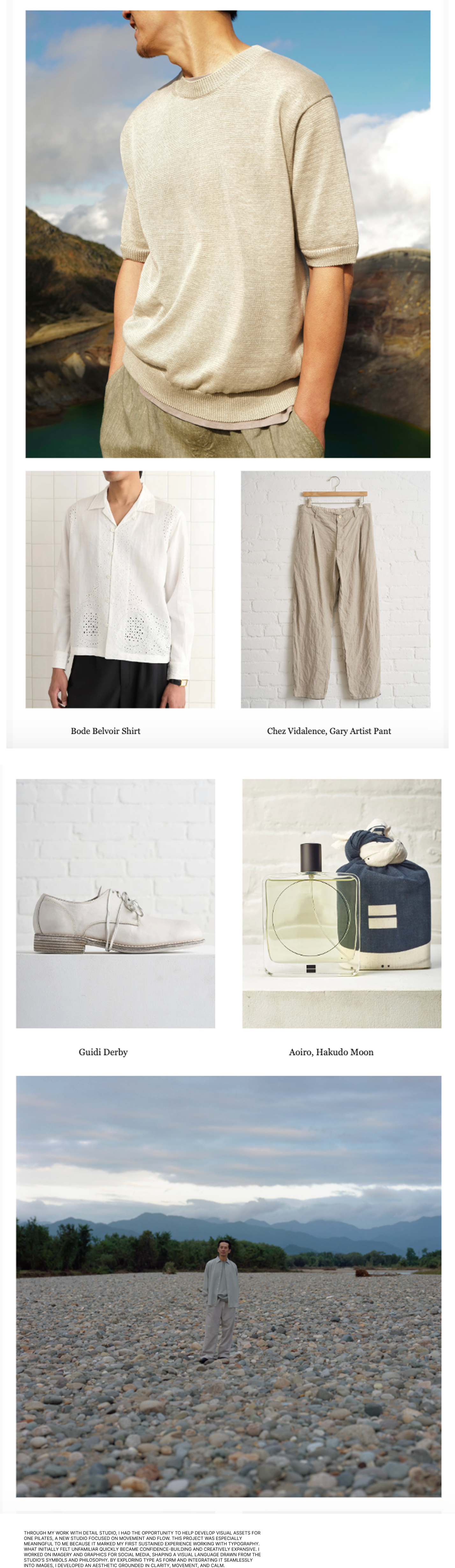 Curated clothing and accessory gift guide